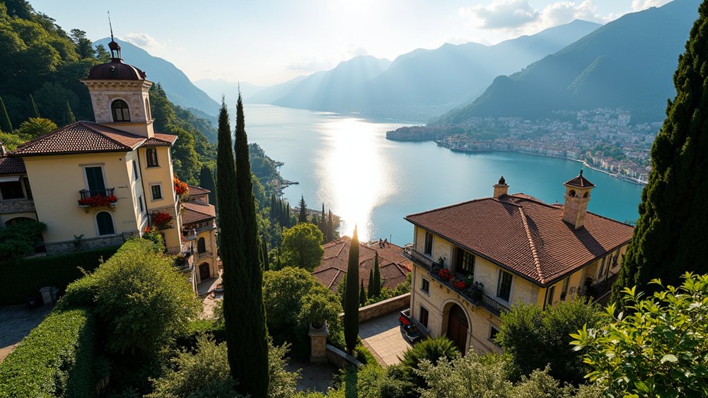 luxury villas with views