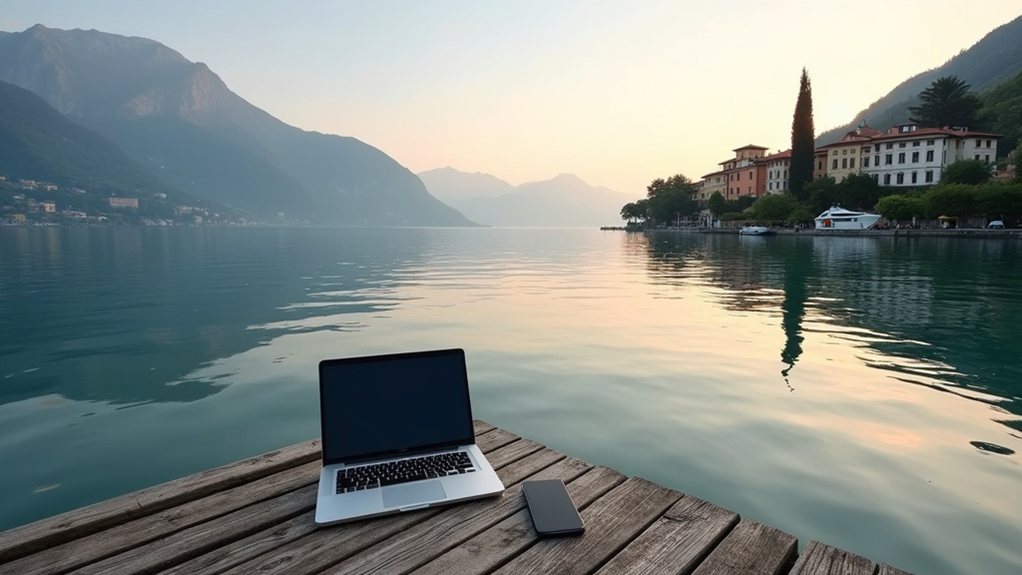 remote work boosts lake como